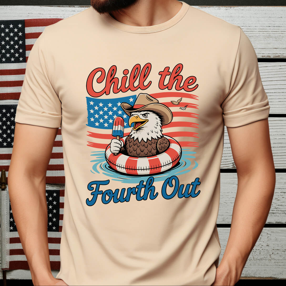 Chill The Fourth Out - DTF Transfer Ready To Press
