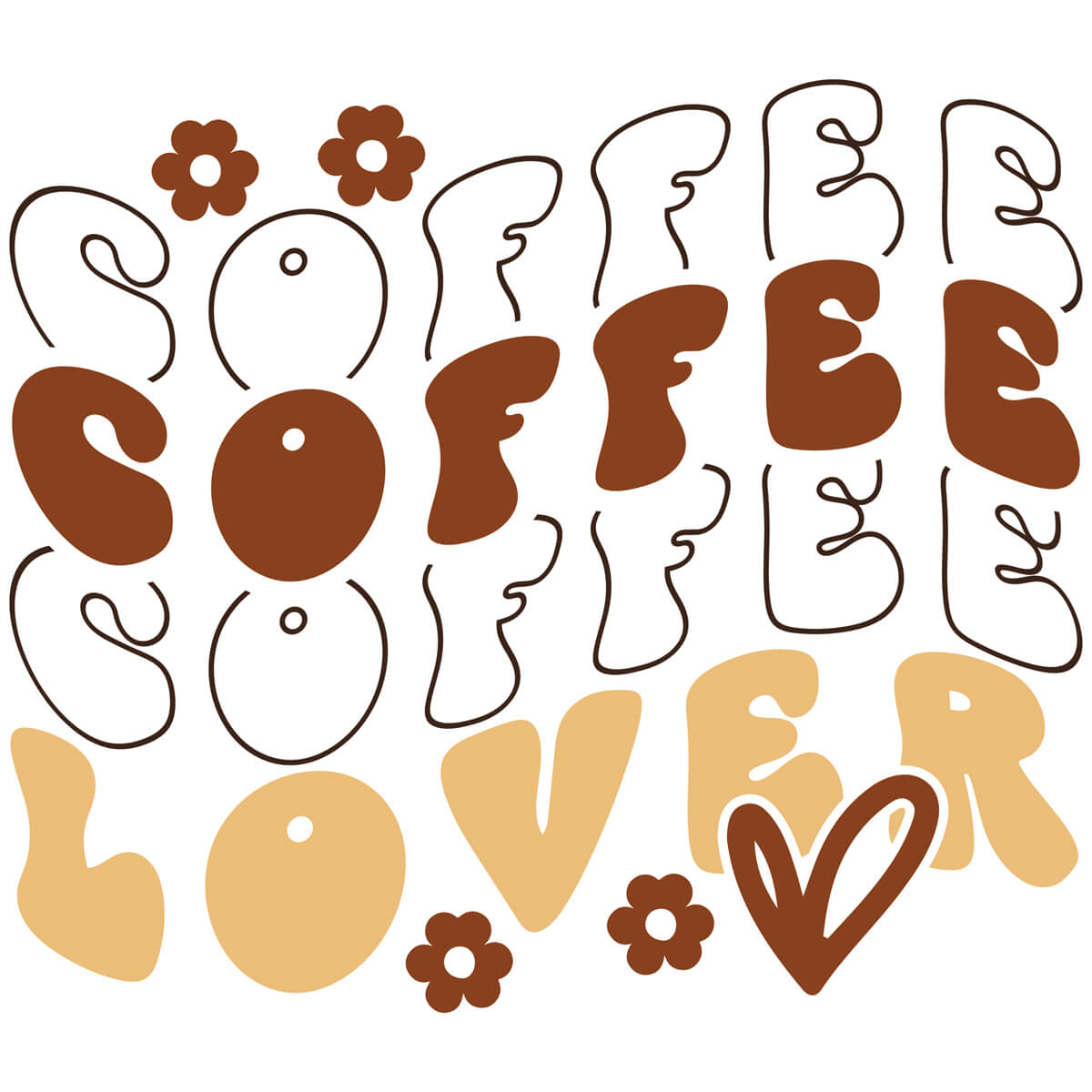 Coffee Lover-DTF Transfer Ready To Press