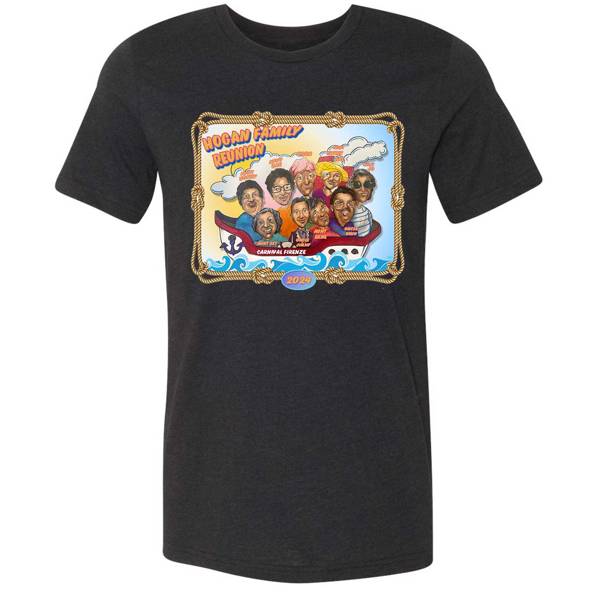 Hogan Family Reunion T Shirt (Full Service - Print, Press, & Shipped)
