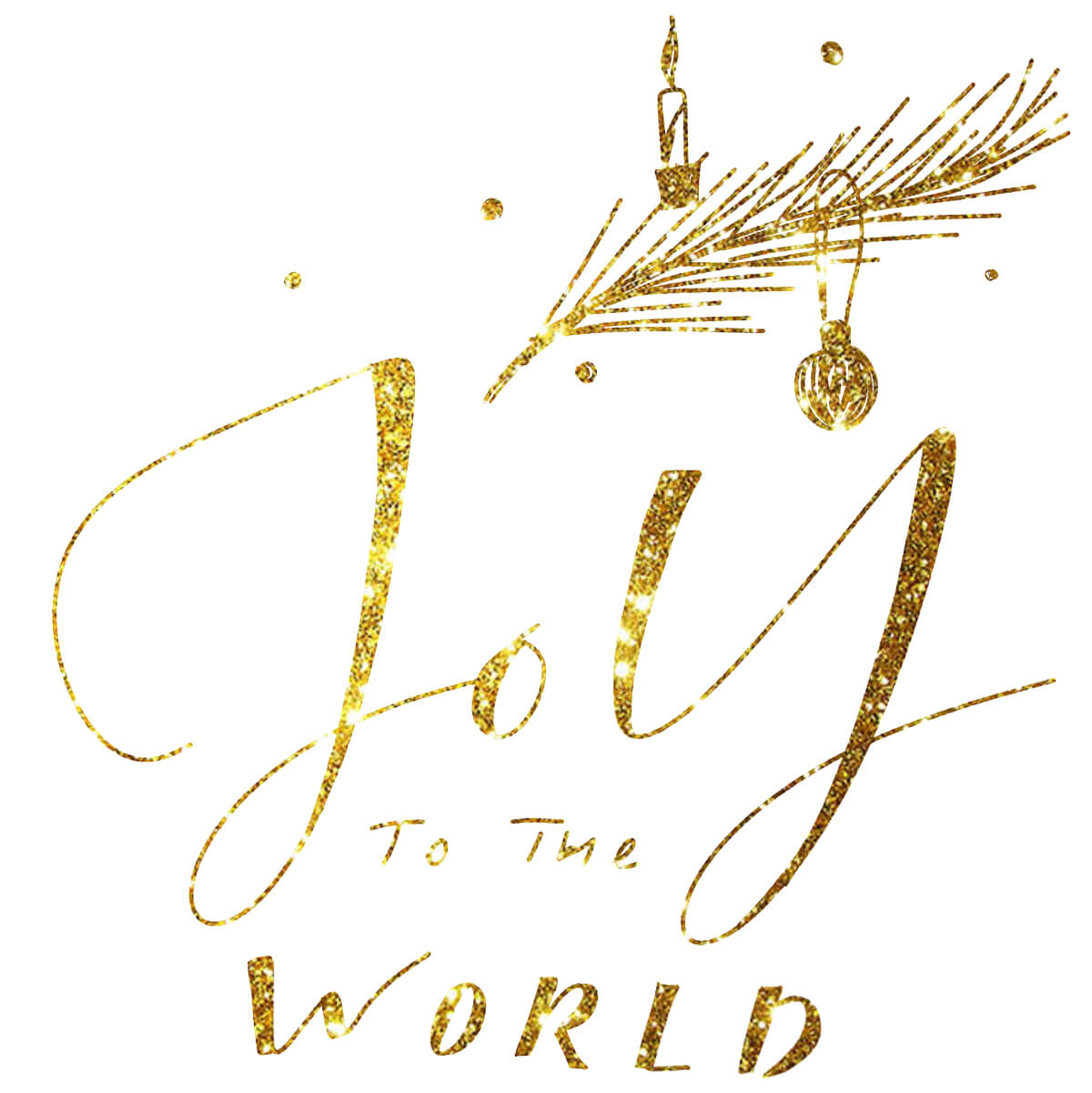 Joy To The World - DTF Transfer Ready To Press