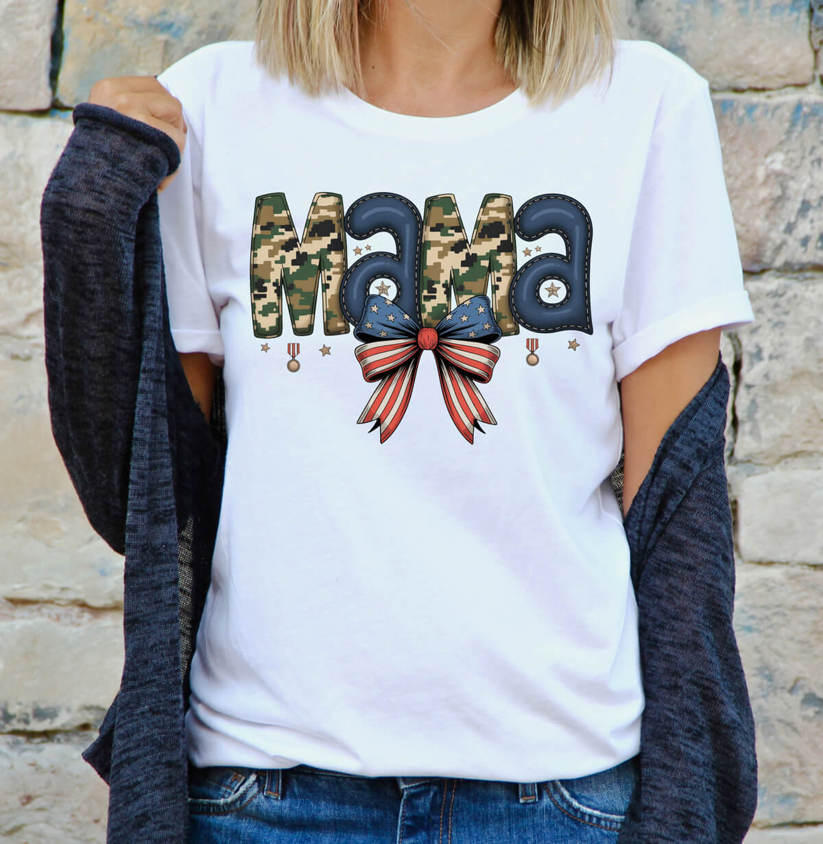 Camo Mama - DTF Transfer Ready To Press