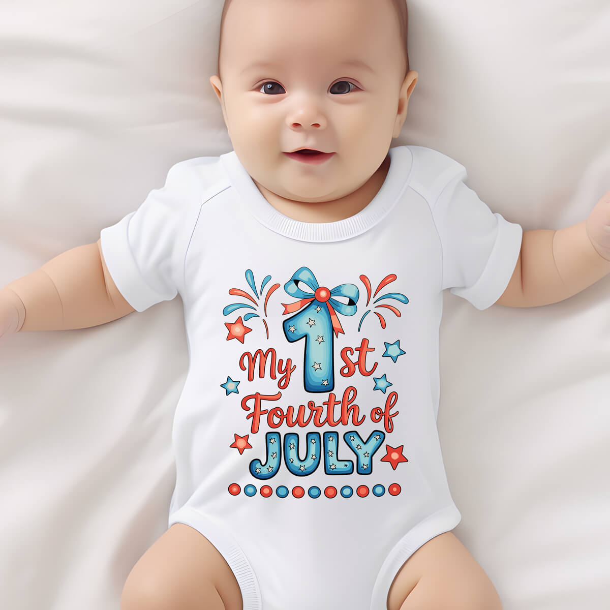 My 1st Fourth Of July - DTF Transfer Ready To Press