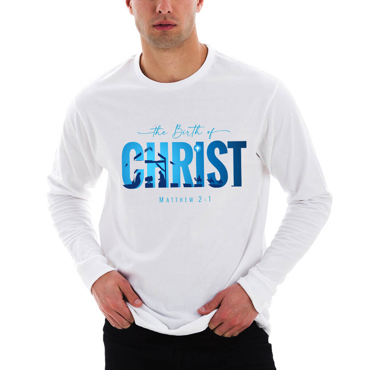 The Birth Of Christ - DTF Transfer Ready To Press