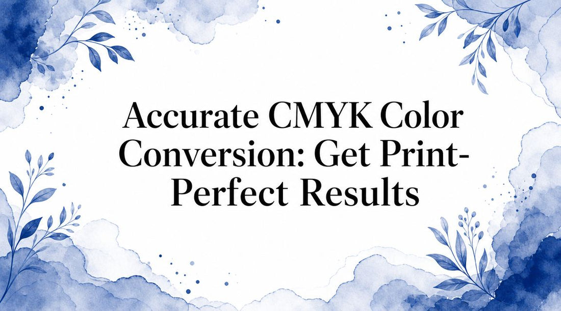Accurate CMYK Color Conversion: Get Print-Perfect Results