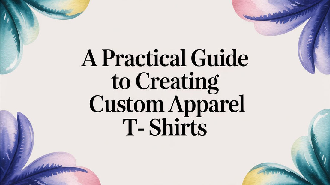 A Practical Guide to Creating Custom Apparel T Shirts
