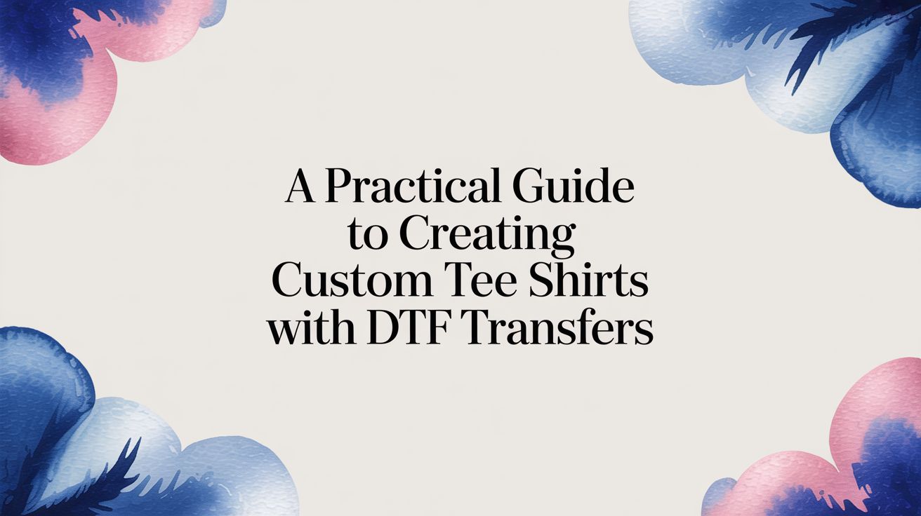 A Practical Guide to Creating Custom Tee Shirts with DTF Transfers