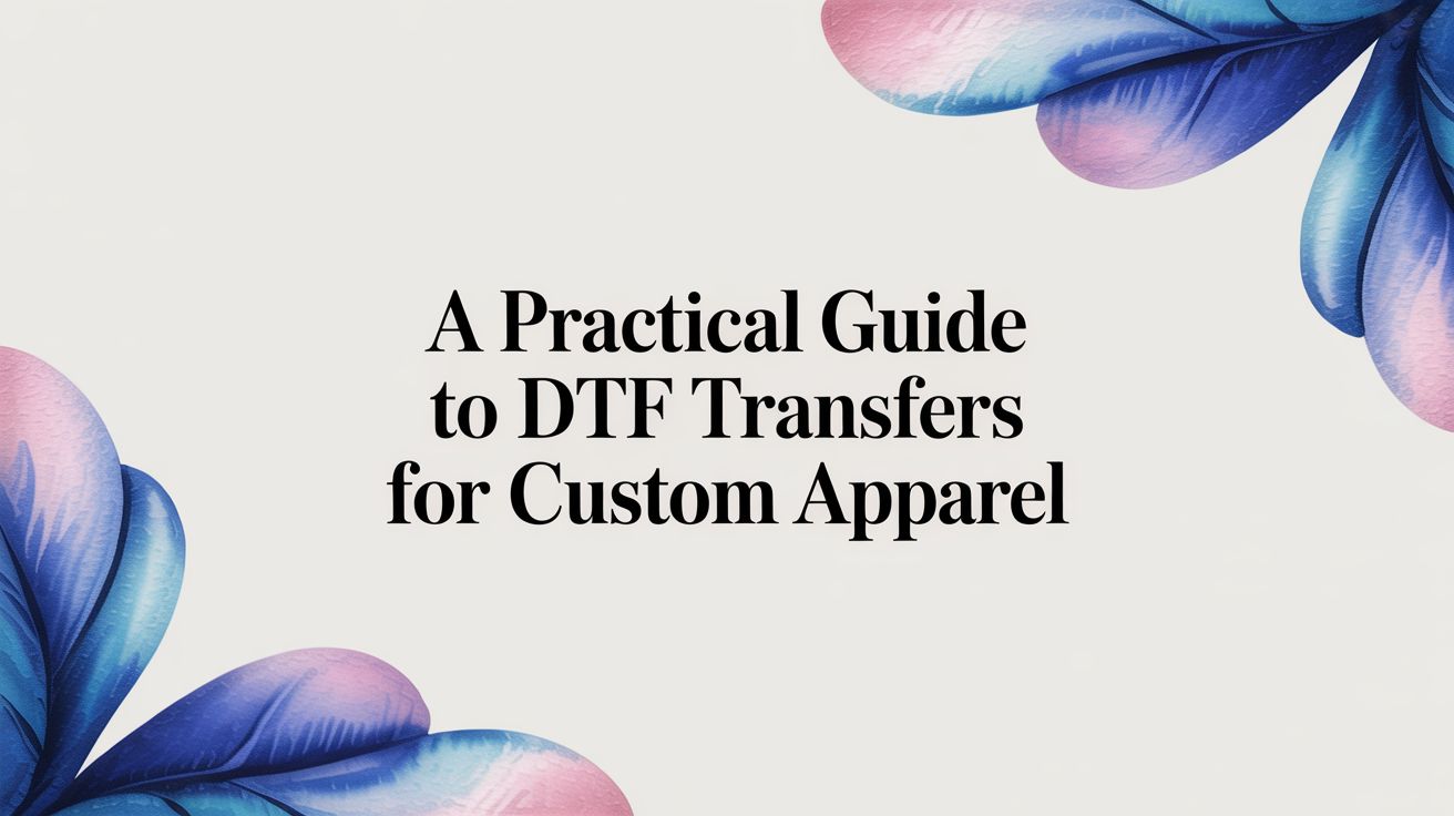 A Practical Guide to DTF Transfers for Custom Apparel