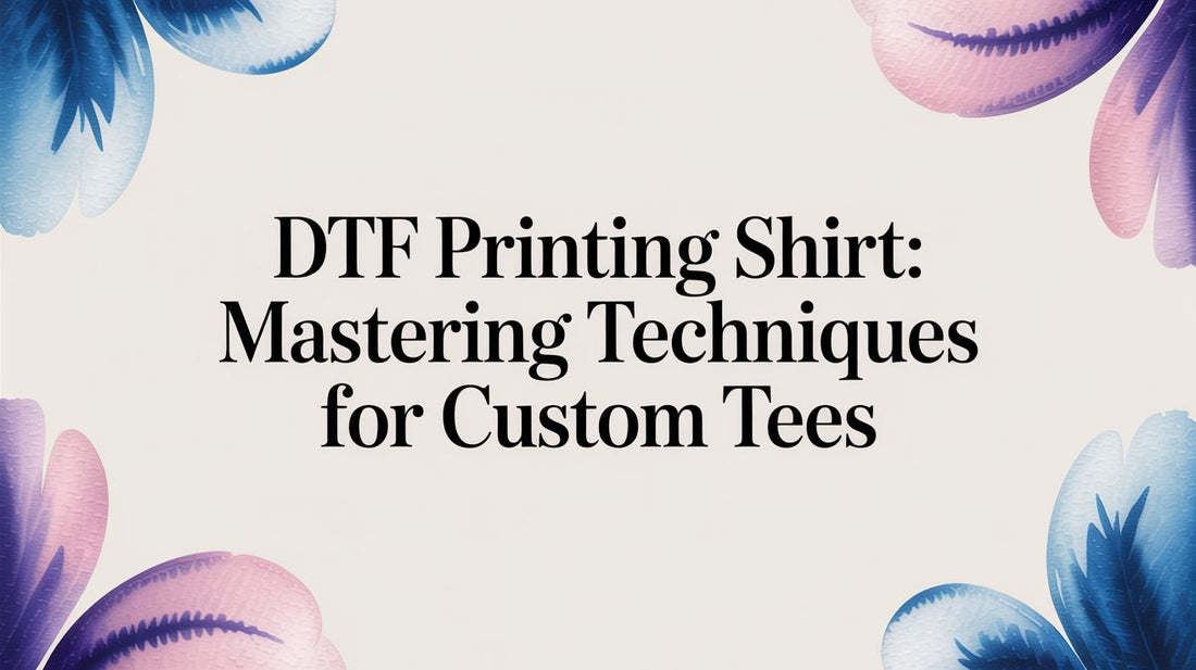 dtf printing shirt: Mastering Techniques for Custom Tees