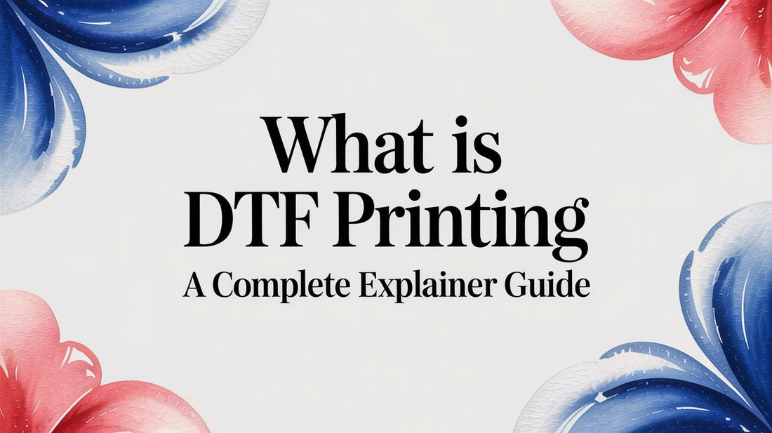 What Is DTF Printing A Complete Explainer Guide