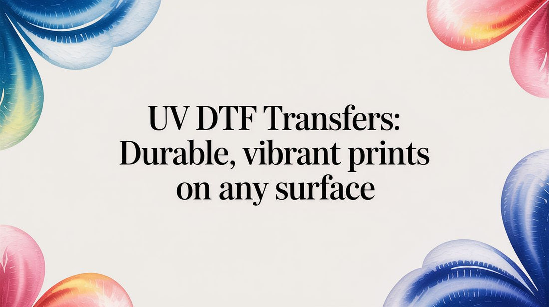 uv dtf transfers: Durable, Vibrant Prints on Any Surface