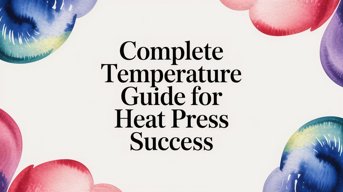 Complete Temperature Guide for Heat Press Success