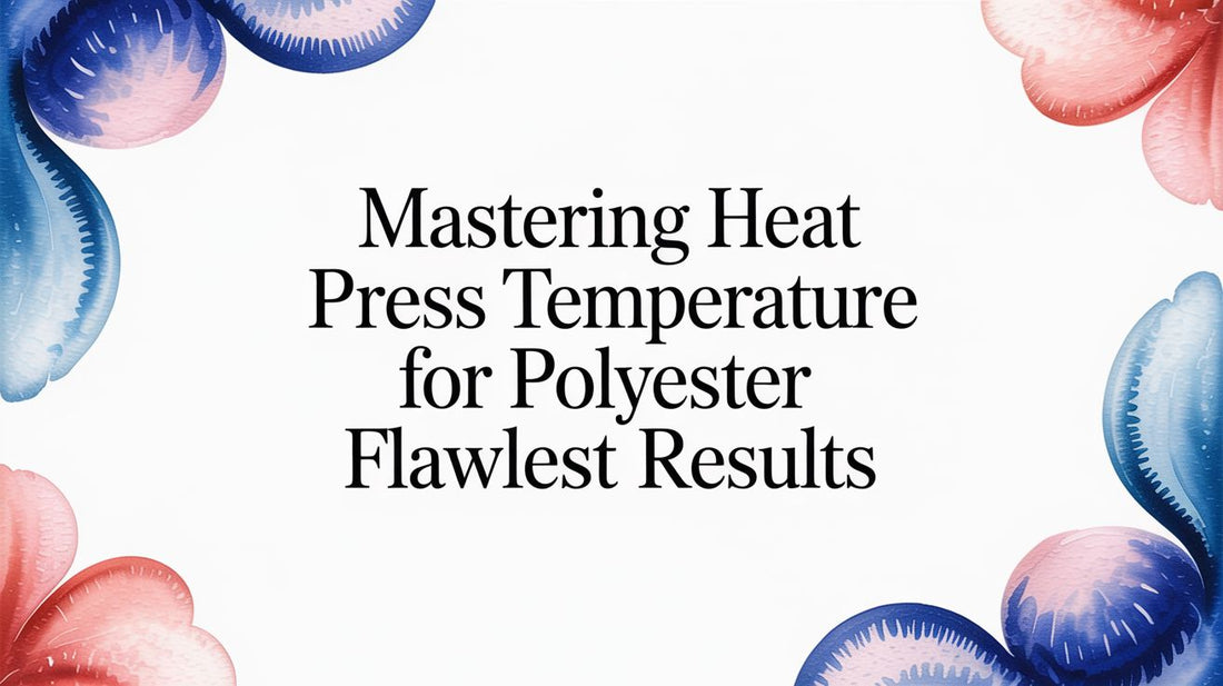 Mastering Heat Press Temperature for Polyester Flawless Results