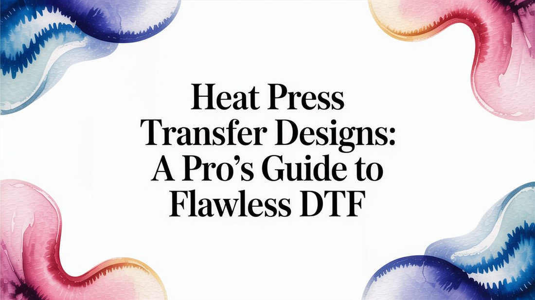 Heat Press Transfer Designs: A Pro's Guide to Flawless DTF