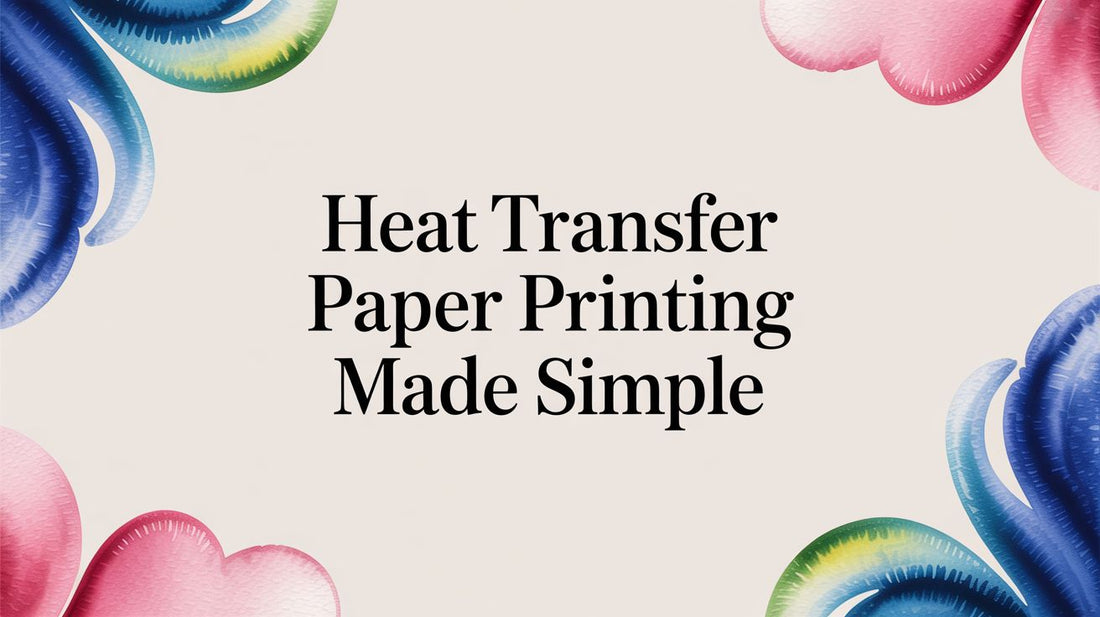 Heat Transfer Paper Printing Made Simple