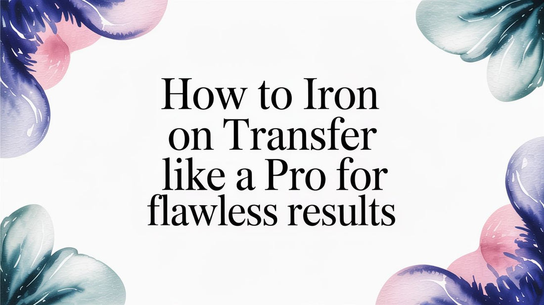 How to Iron On Transfer Like a Pro for Flawless Results