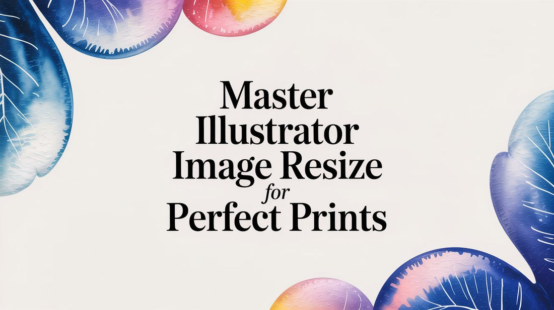 Master Illustrator Image Resize for Perfect Prints