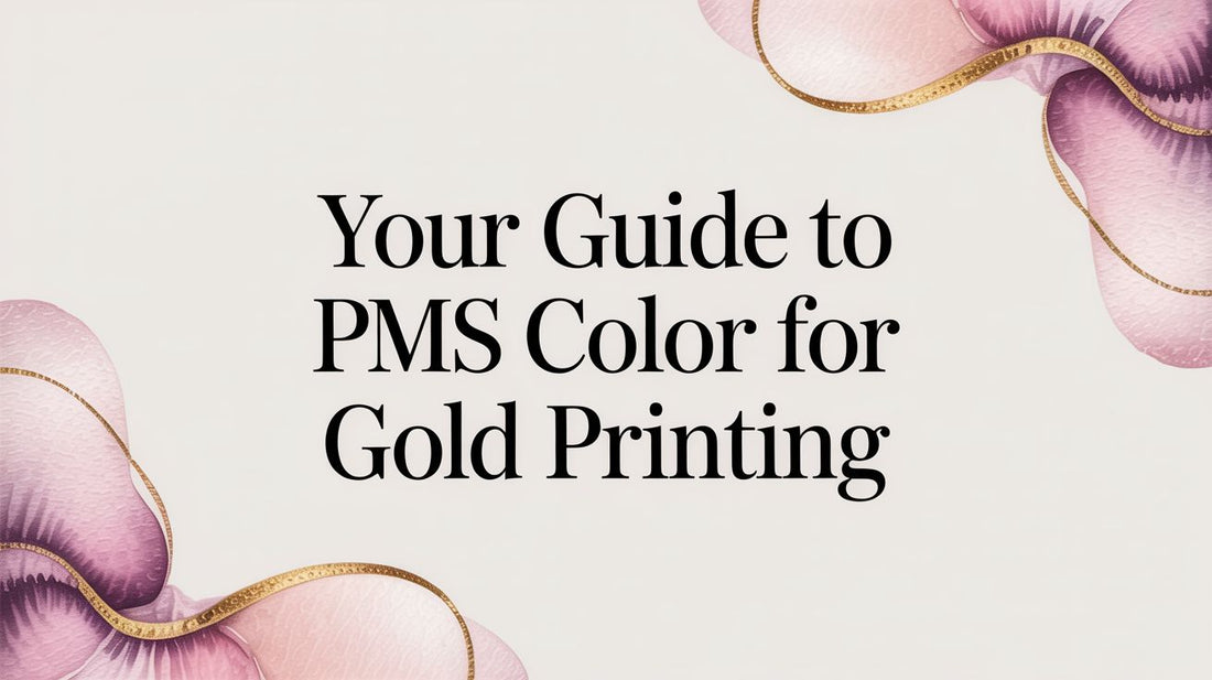 Your Guide to PMS Color for Gold Printing