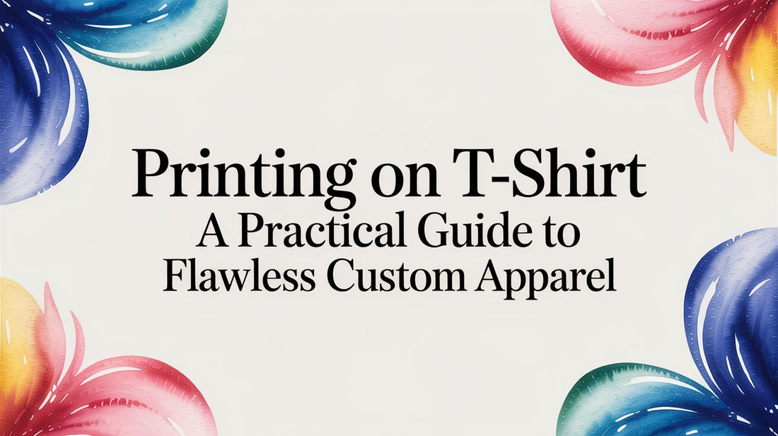 Printing on T-Shirt A Practical Guide to Flawless Custom Apparel