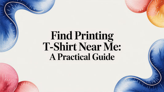 Find printing t-shirt near me: A Practical Guide