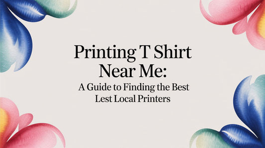 Printing T Shirt Near Me A Guide to Finding the Best Local Printers