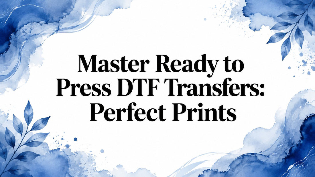 Master Ready to Press DTF Transfers: Perfect Prints