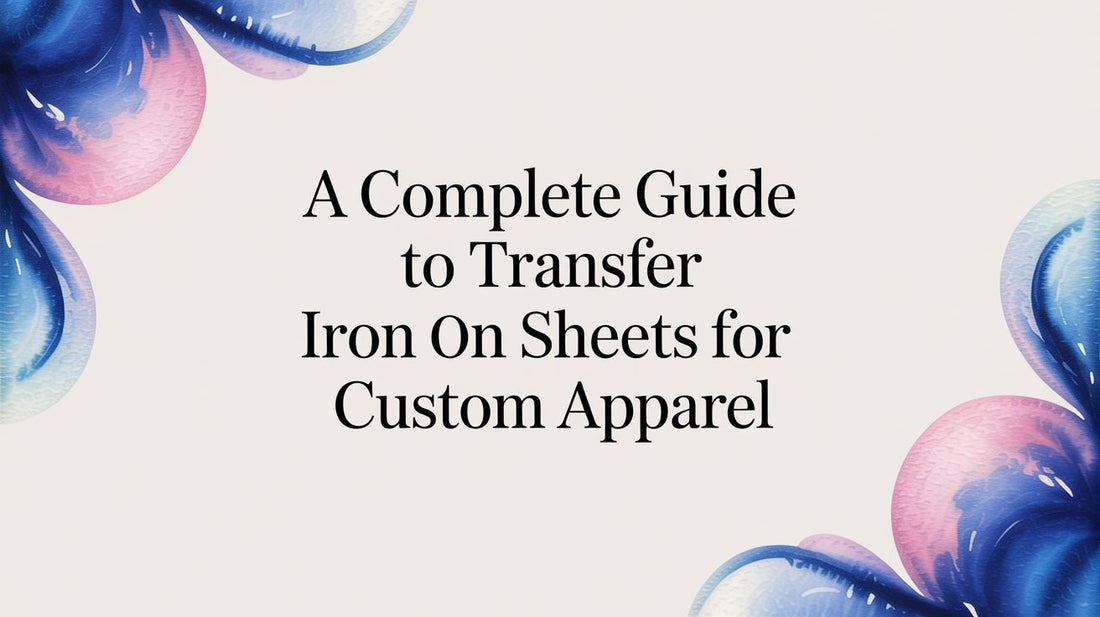 A Complete Guide to Transfer Iron On Sheets for Custom Apparel