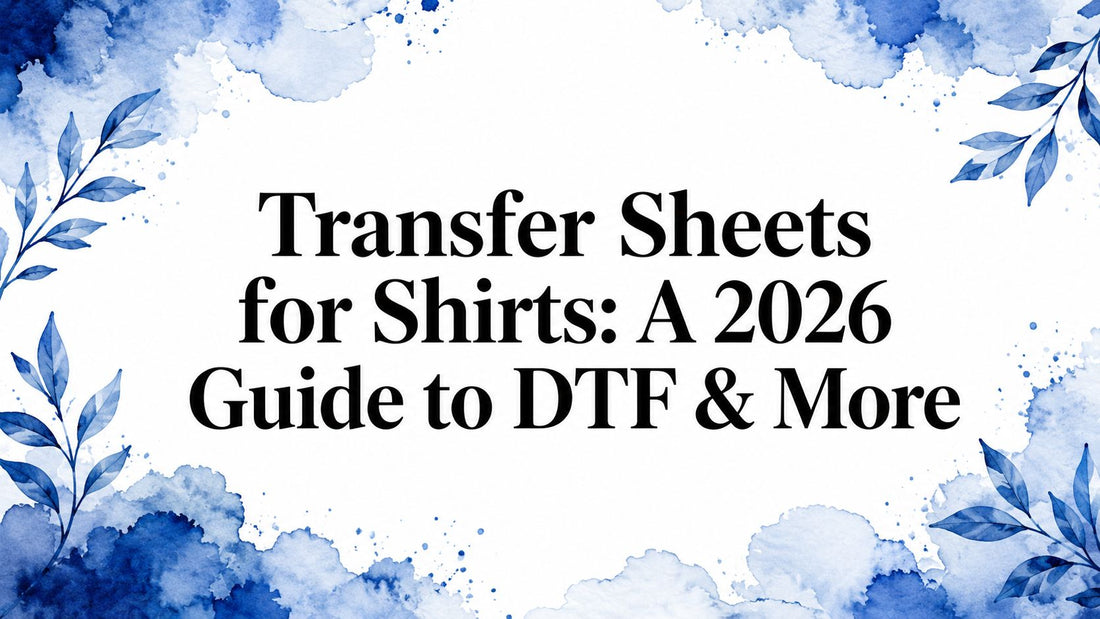 Transfer Sheets for Shirts: A 2026 Guide to DTF & More