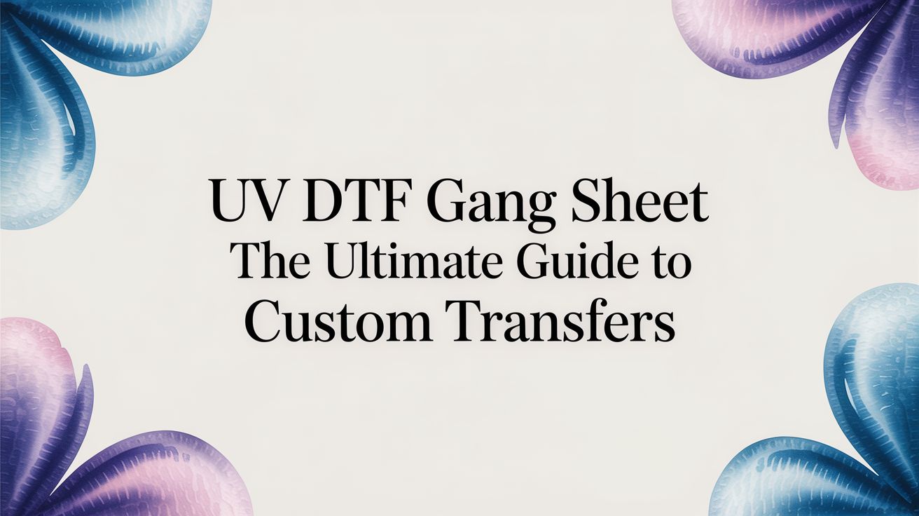 UV DTF Gang Sheet The Ultimate Guide to Custom Transfers