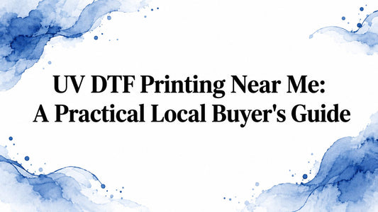 UV DTF Printing Near Me: A Practical Local Buyer's Guide
