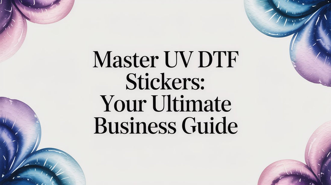 Master UV DTF Stickers: Your Ultimate Business Guide