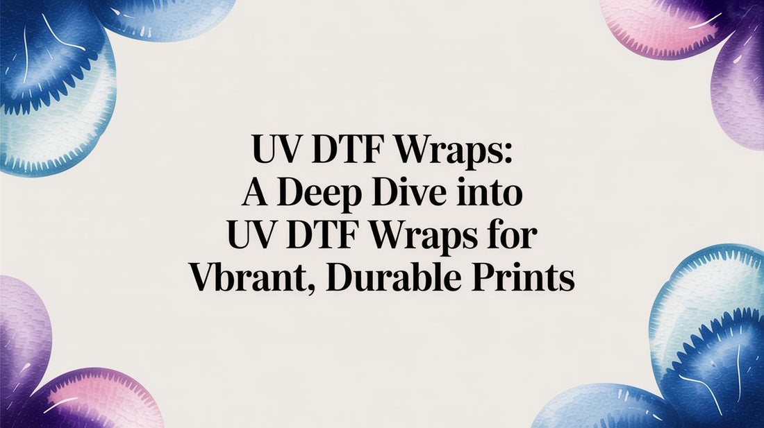 Uv DTF Wraps: A Deep Dive into uv dtf wraps for vibrant, durable prints