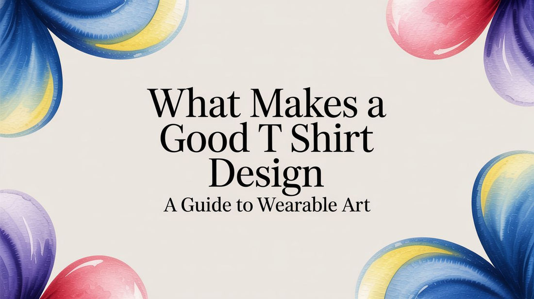 What Makes a Good T Shirt Design A Guide to Wearable Art