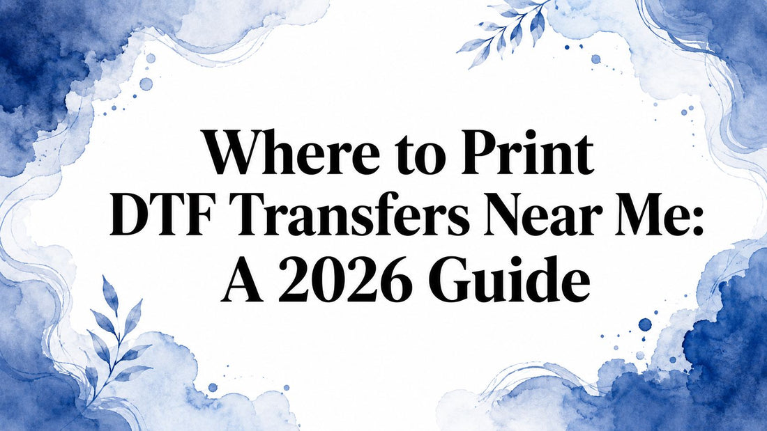 Where to Print DTF Transfers Near Me: A 2026 Guide