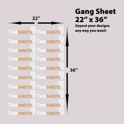 Premium Hot Peel DTF Gang Sheets