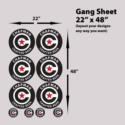 Premium Hot Peel DTF Gang Sheets