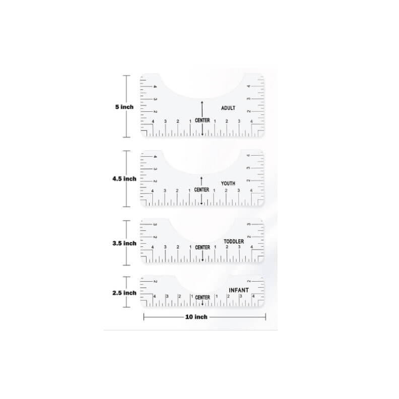 T-Shirt Ruler Guide for Heat Pressing