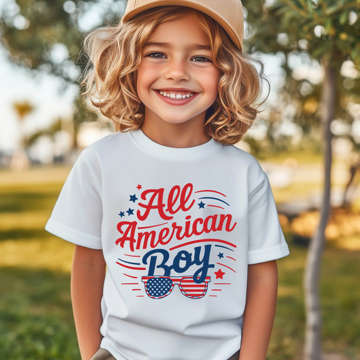 All American Boy - DTF Transfer Ready To Press