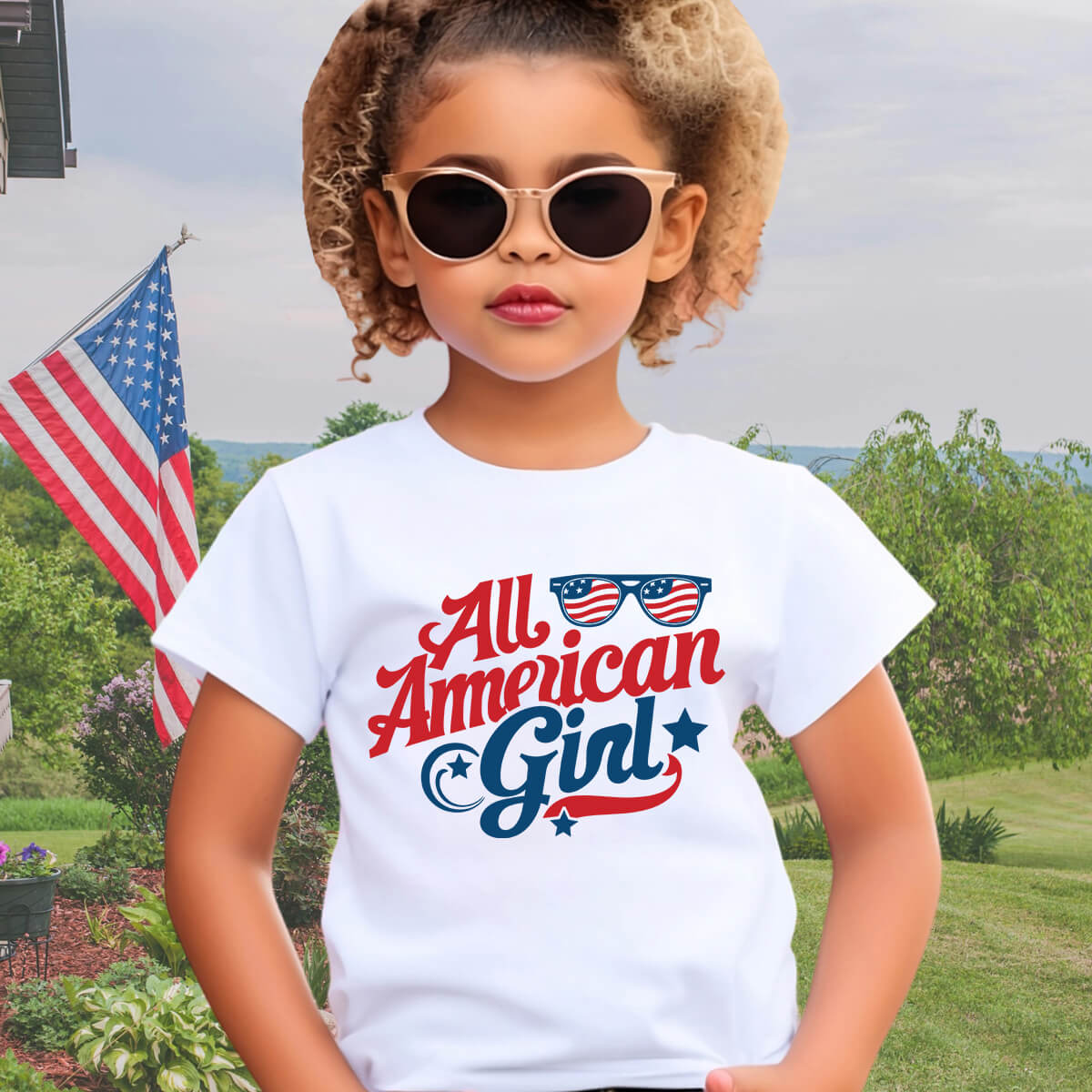 All American Girl - DTF Transfer Ready To Press