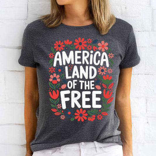 America Land Of The Free - DTF Transfer Ready To Press