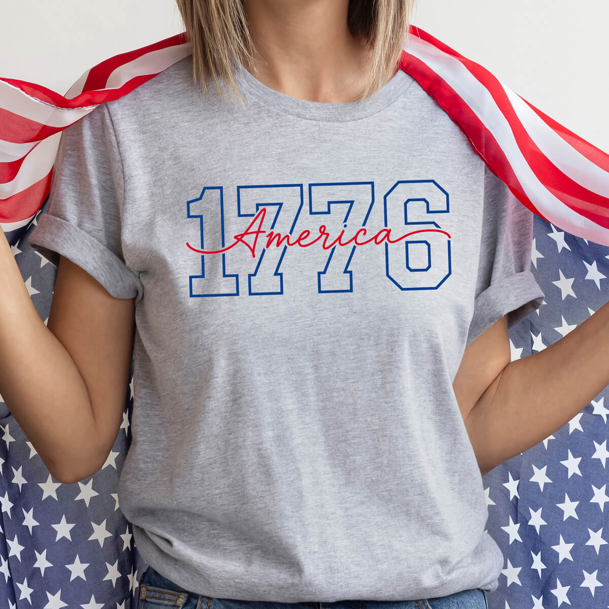America 1776 - DTF Transfer Ready To Press
