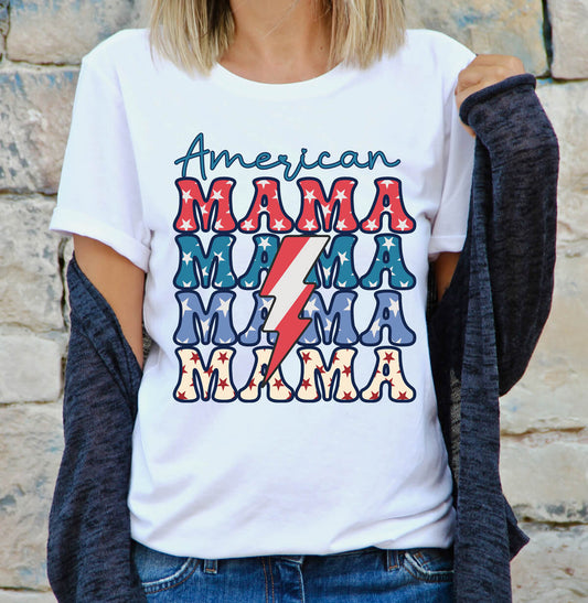 American Mama - DTF Transfer Ready To Press