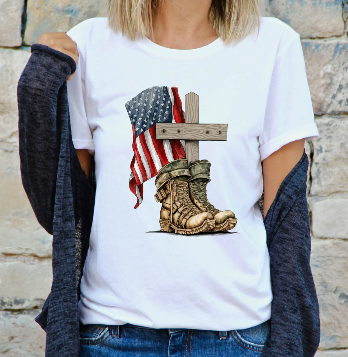 American Christian Patriot - DTF Transfer Ready To Press