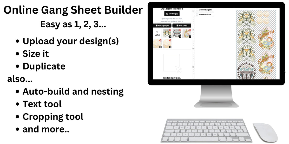 DTF Gang Sheet Online Builder – Lion DTF Transfers