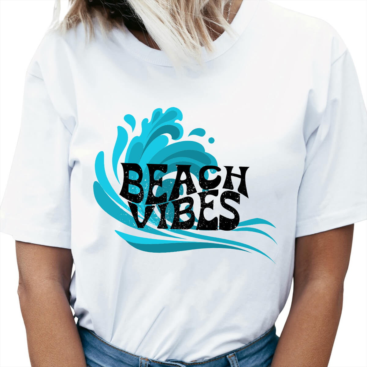 Beach Vibes-DTF Transfer Ready To Press