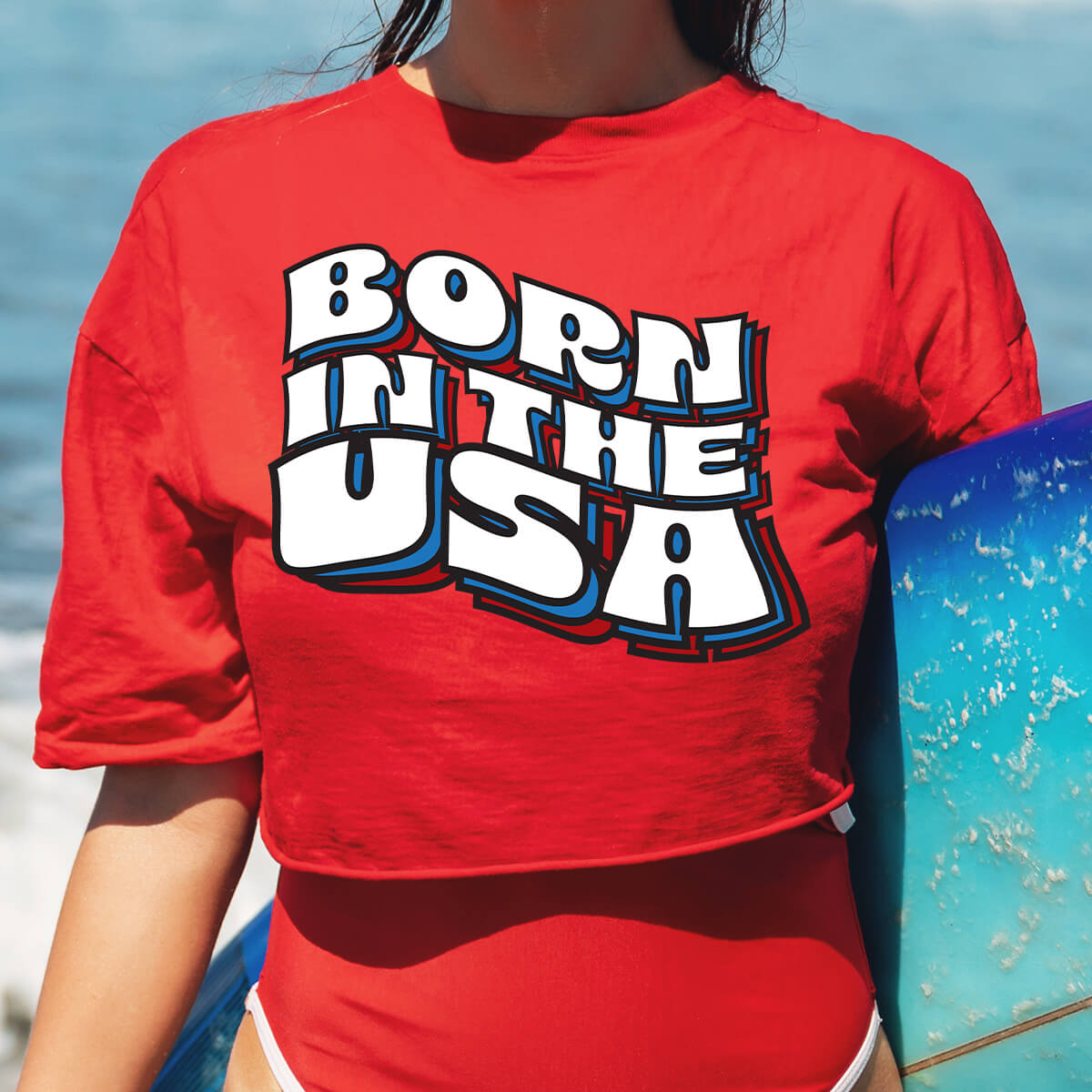 Born In The USA - DTF Transfer Ready To Press