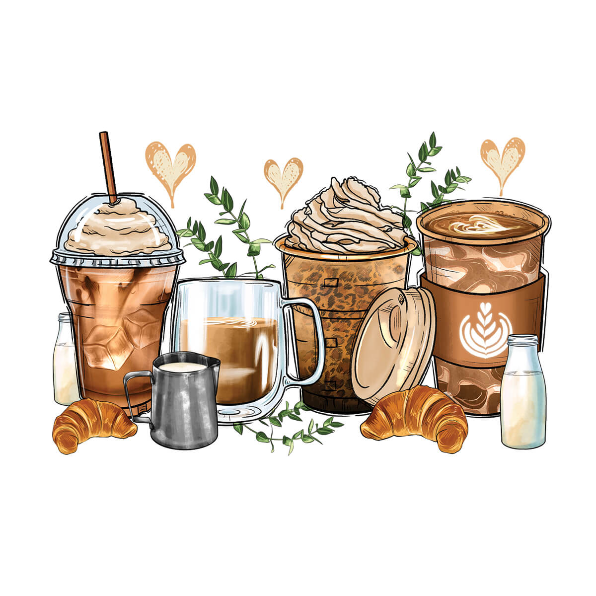 Coffee Love - DTF Transfer Ready To Press