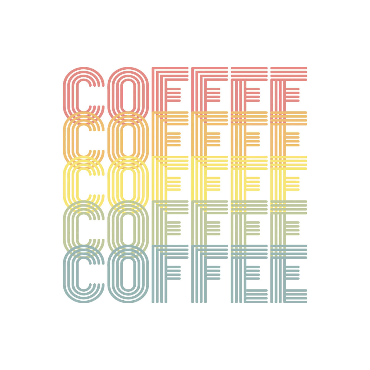 Coffee On Coffee - DTF Transfer Ready To Press