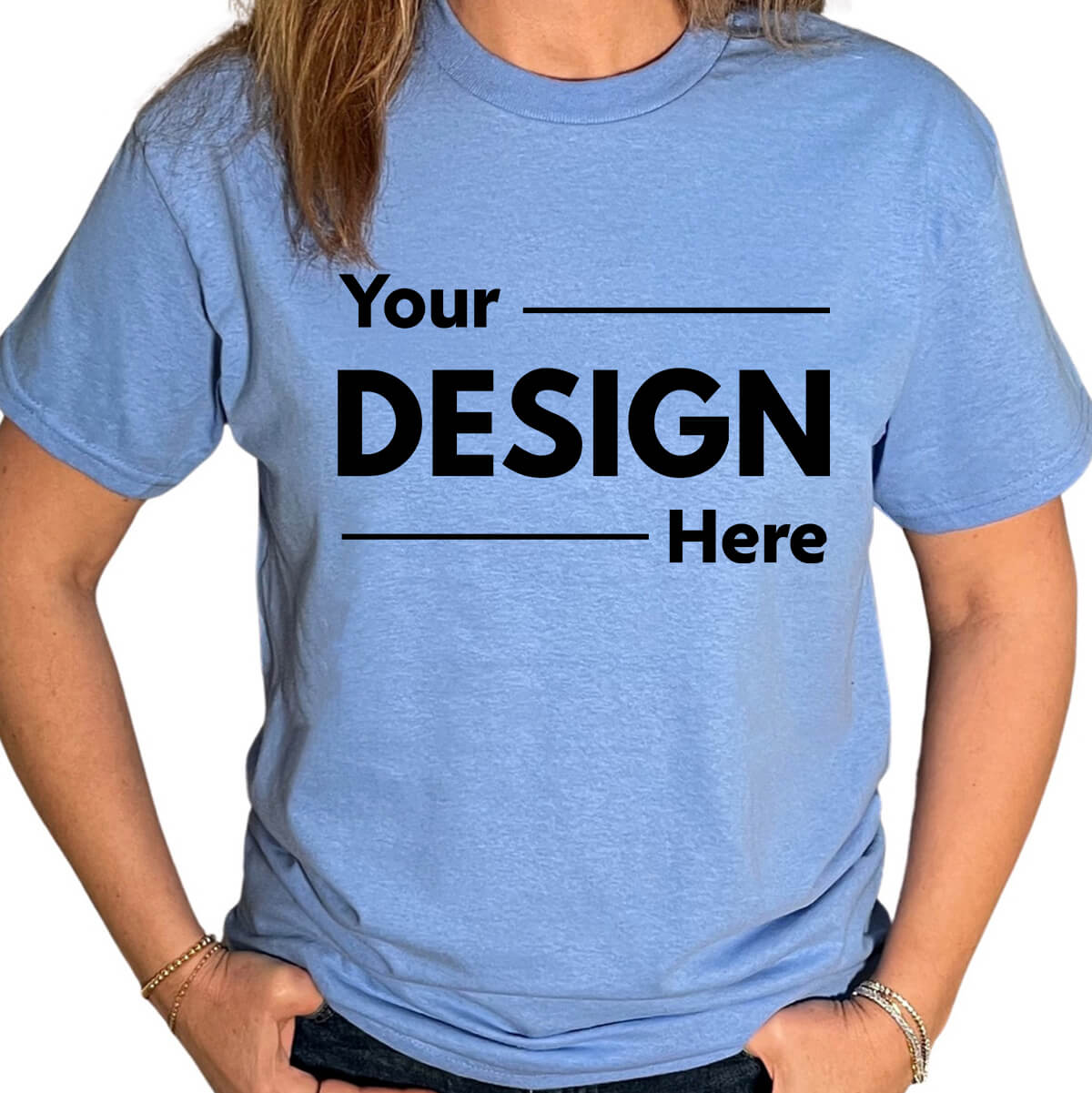 Custom Printed Unisex T Shirt (Full Service - Print, Press, & Shipped)