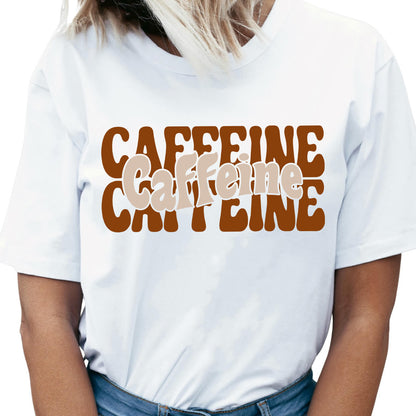 Caffeine Caffeine Caffeine-DTF Transfer Ready To Press