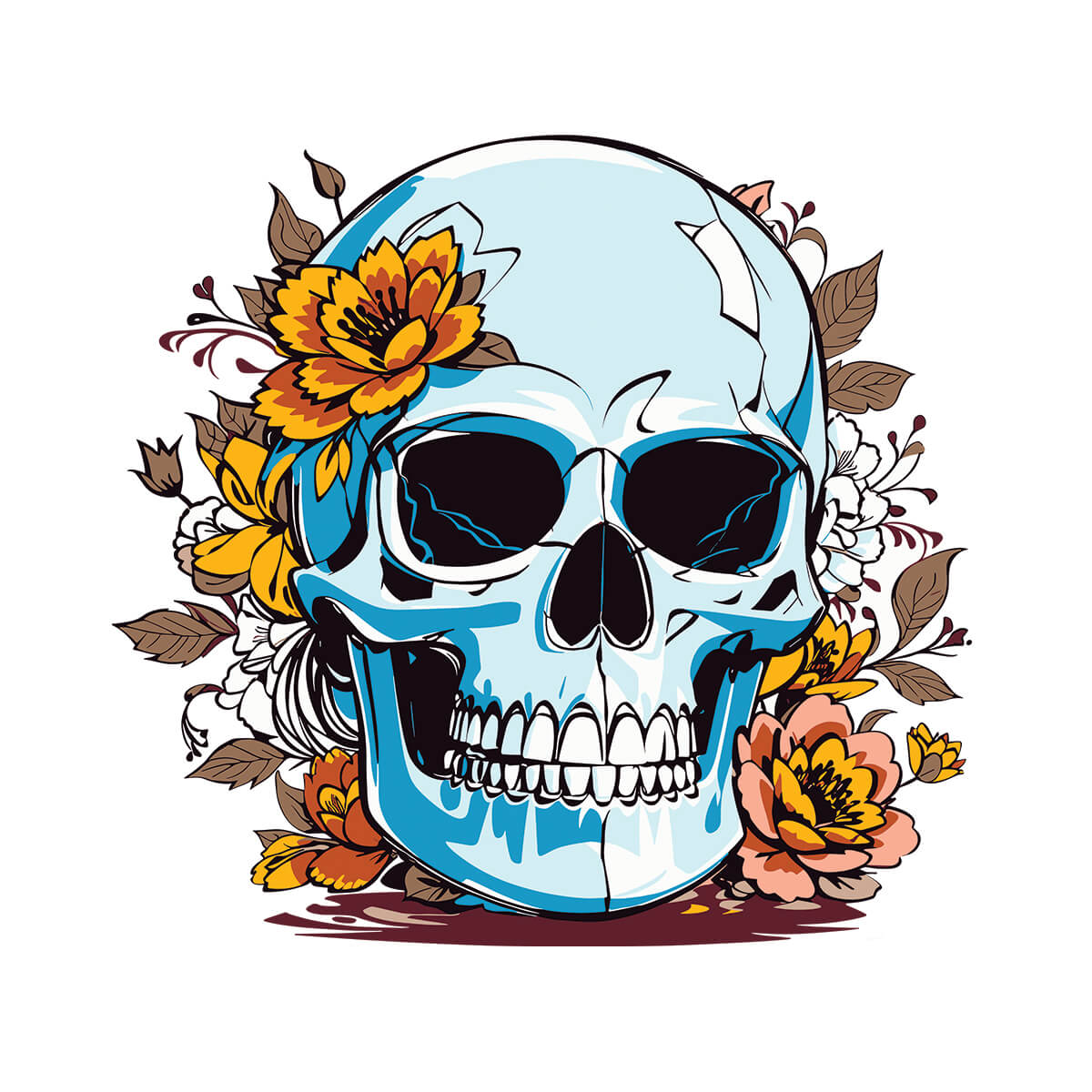 Love Blues - DTF Transfer Ready To Press